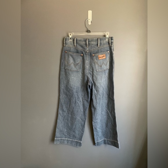 Wrangler Wide Leg Crop Culotte Jeans Womens Size 29x24 - Picture 4 of 6